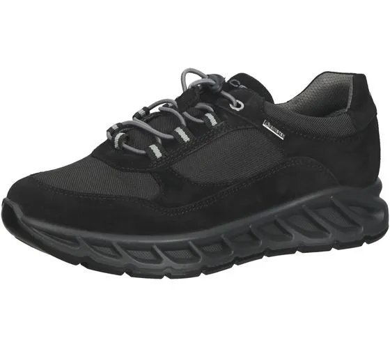 igi&co sneakers da donna in camoscio con GORE-TEX scarpe da ginnastica con memory foam Made in Italy 1089604-01 Nero